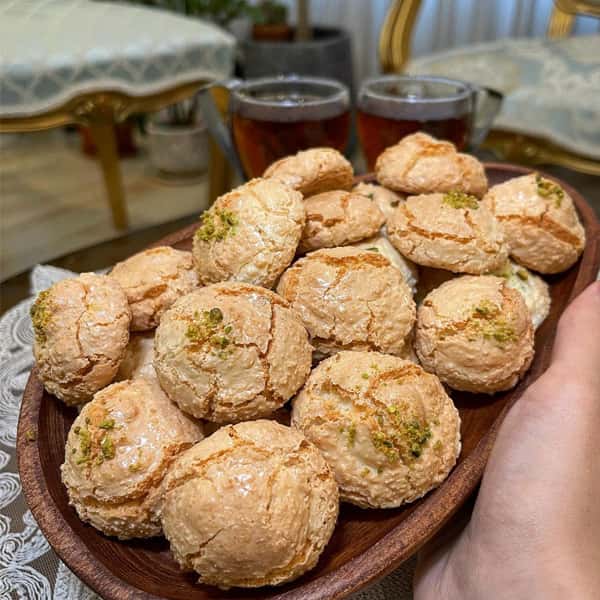 تصویر 2 از خرید شیرینی نارگیلی خانگی + قیمت فروش استثنایی